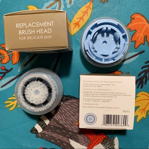 π 2pk Clarisonic DELICATE skin brush replacement - Picture 5 of 16